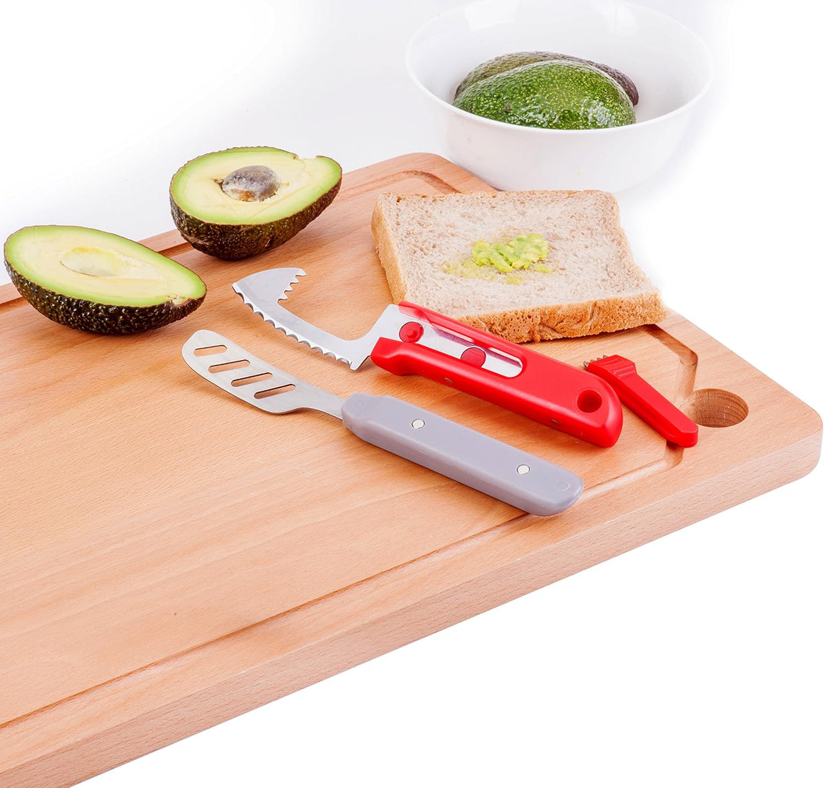 Avocado Tool, 6-in-1 Opener Knife, Cutter, Pitter, Scooper, Slicer