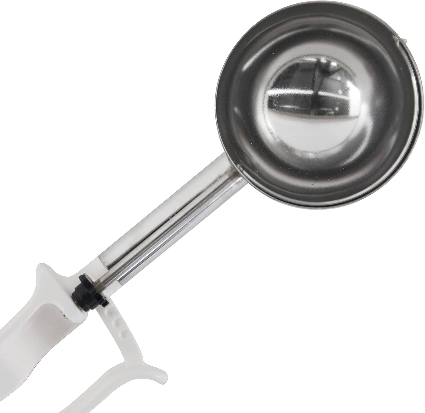 Universal Extended Length EZ Disher Food Portion Control Scoop Designed for Right or Left Hand Use Dishwasher Safe, 1 7/16-Inch, Pink