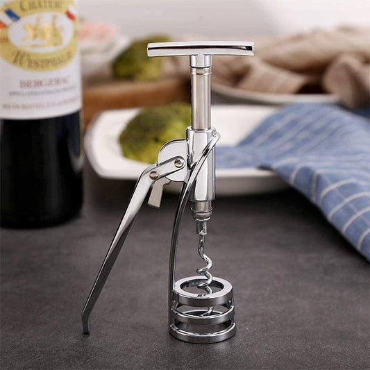 LGYYGLO Zinc Alloy Heavy Duty Wing Corkscrew Wine Bottle Opener with Waiter Corkscrew