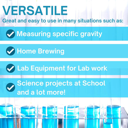 4oz (110 mL) Graduated Cylinder - Heat Resistant & Chemical Resistant, Multipurpose Measuring Cylinder, Measurements in Milliliters (mL) and Fluid Ounces (Fl Oz) (1 Pack)