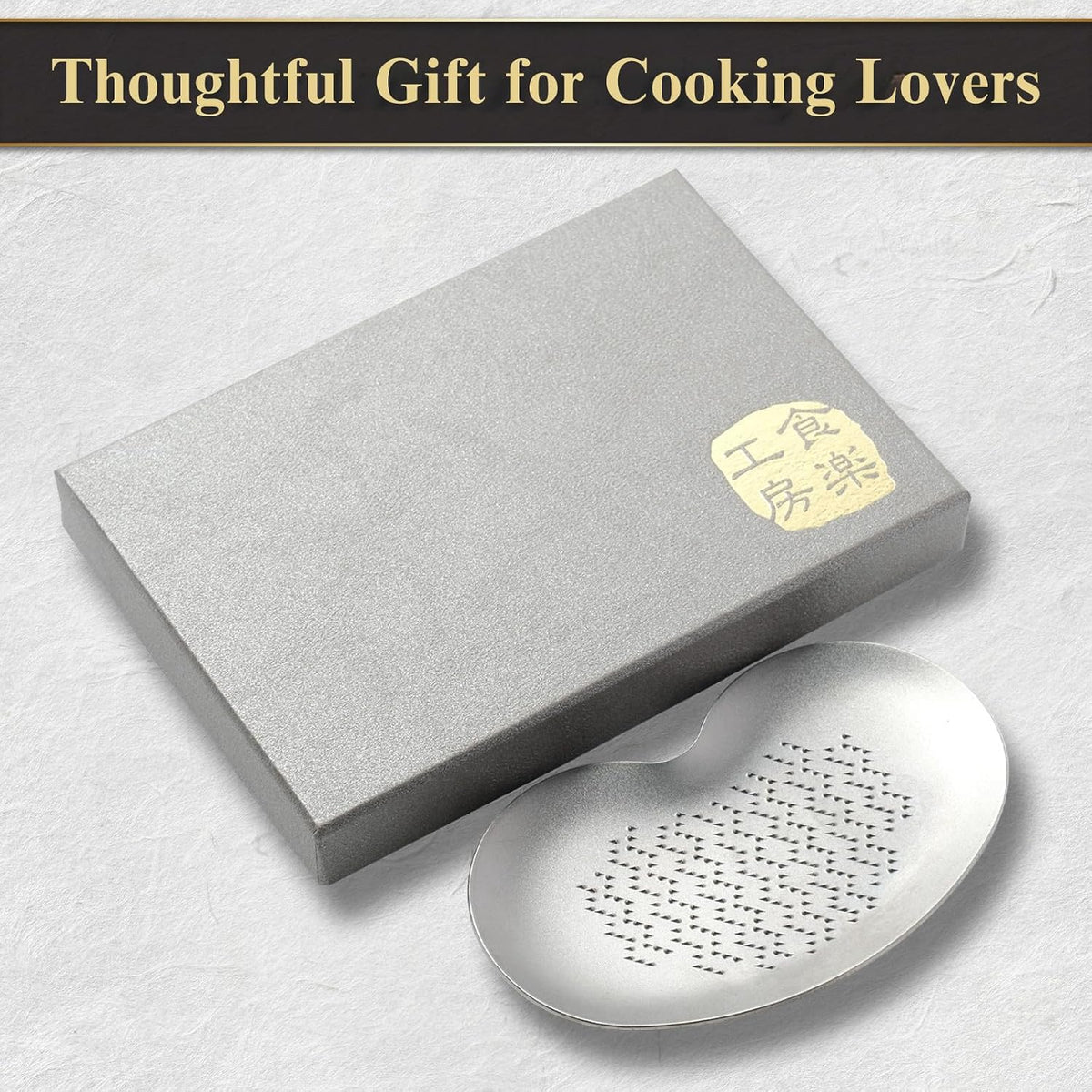 Japanese Grater Plate for Ginger & Wasabi, 3.4", Made in Japan