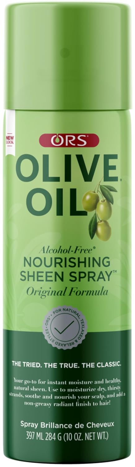 ORS Olive Oil Nourishing Sheen Spray Original Moisturizes Hair for Healthy Sheen 10 Ounce