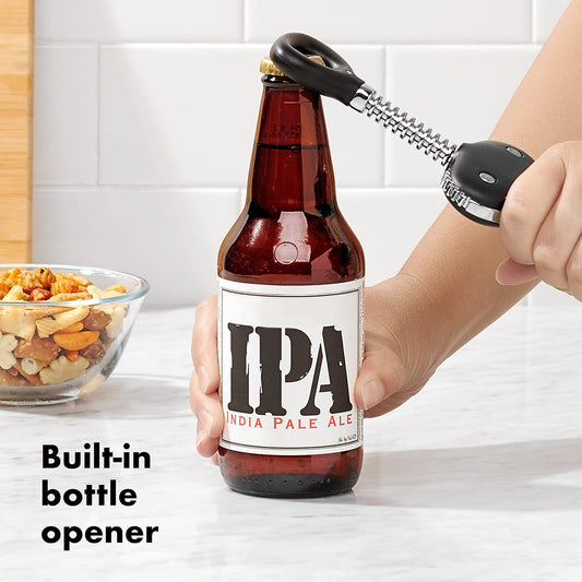 Good Grips Winged Corkscrew and Bottle Opener, Black