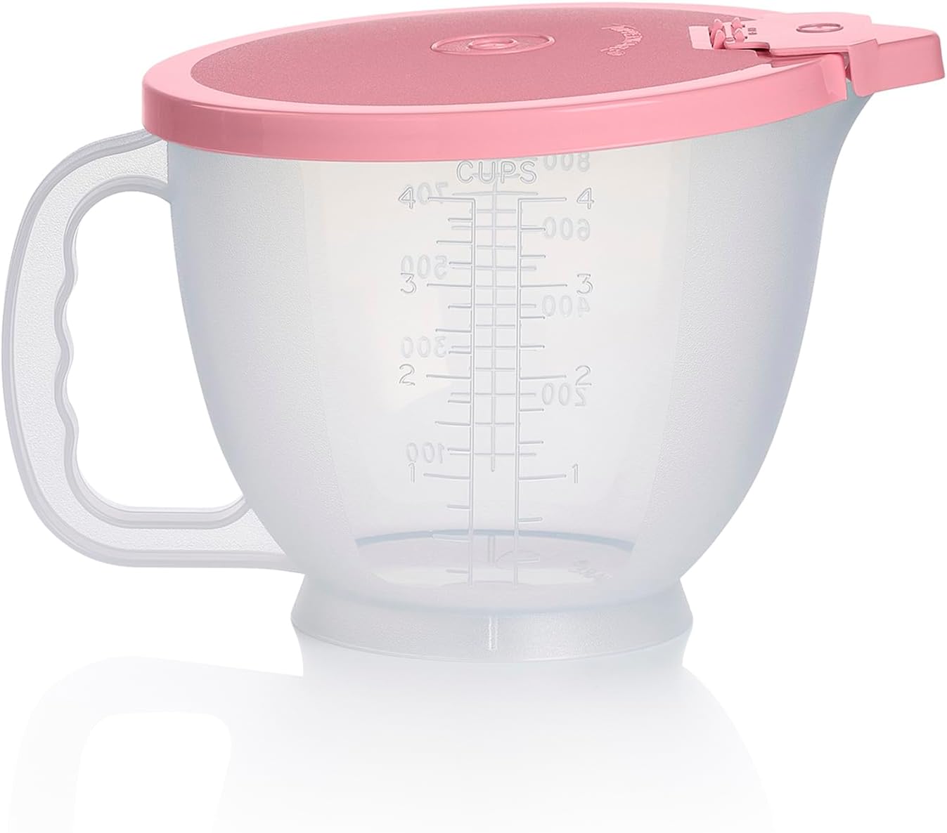Classic Mix-N-Store Pitcher Set in Mint Green and Candy Pink, Dishwasher Safe and BPA Free (2 Bowls, 2 Lids)