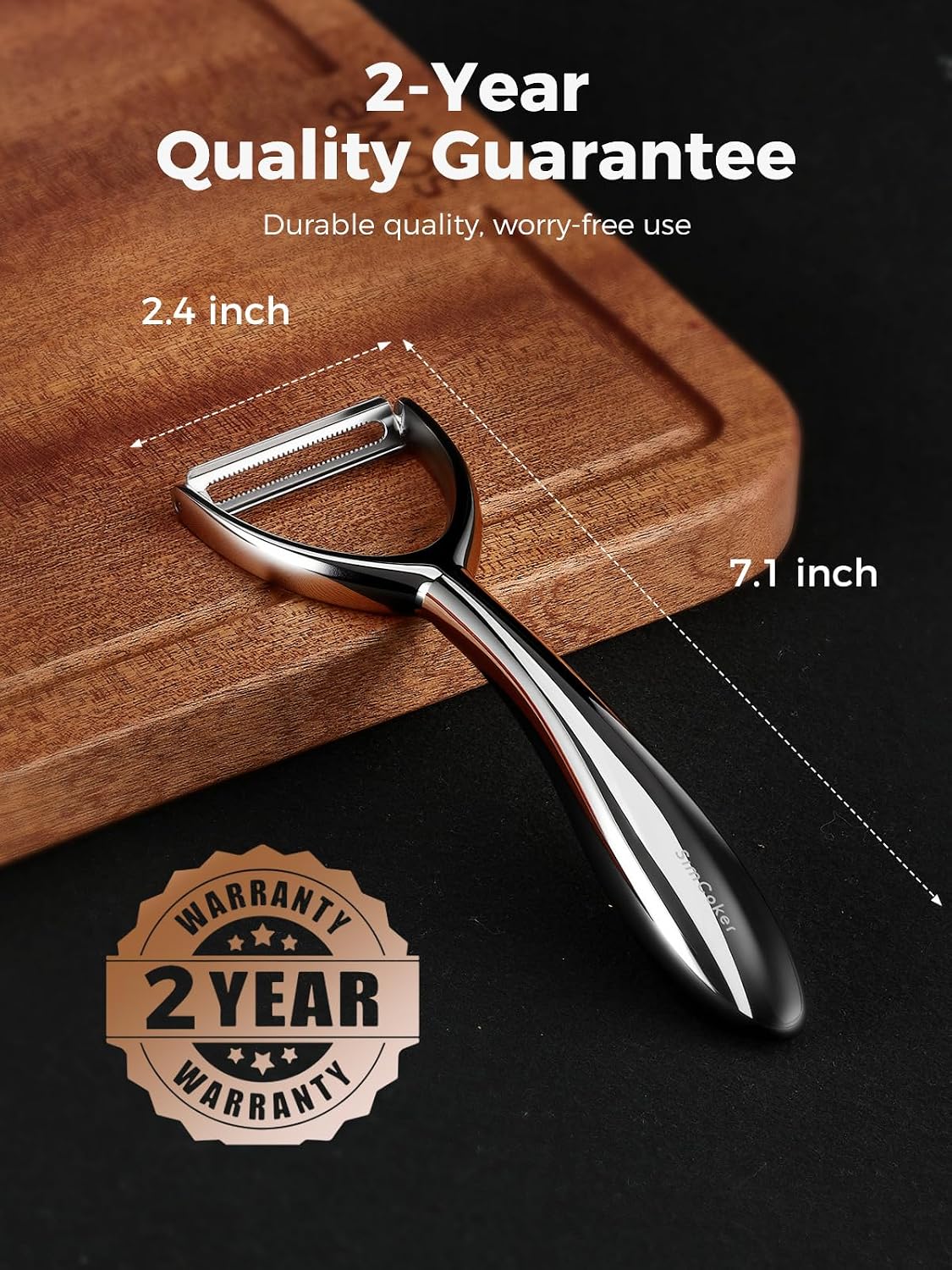 Vegetable Peeler Set, Ultra Sharp Stainless Steel Y Peeler & I Peeler for Potatoes, Fruits and Vegetables, Serrated Blade Kitchen Peeler with Ergonomic Handle