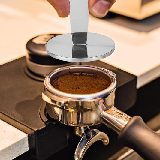 2-Inch-1 Coffee Scoops, 304 Stainless Steel Tablespoon Measure Spoon with Pressed Bottom for Coffee Bean Press Coffee Grinding Pressing(Silver15 ml)