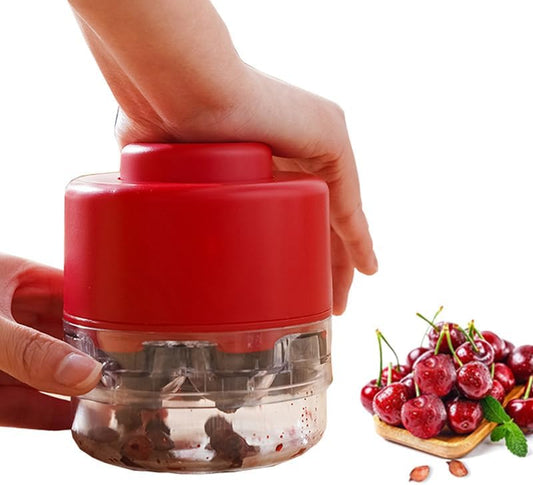 Cherry Pitter Tool, 7 Holes Cherry Pitter Tool Pit Remover, Cherry Seed Remover Quick, Multiple Cherry Pit Remover for Kitchen, Cake Shop