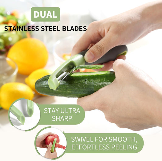 Fanmusic Swivel peelers - potato peelers,Fruit and vegetable peelers for kitchen (I)
