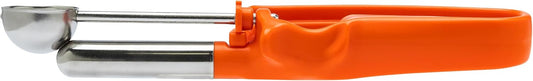 【Extended】Size 100 ORANGE (0.32 oz.) VODOMAX Commercial Food Disher, 13 Sizes, #100 Scoop, Stainless 18-10, Cookie Scoop, Best Seller Disher, Portion Control, Melon Scoop, Ice Cream Scoop