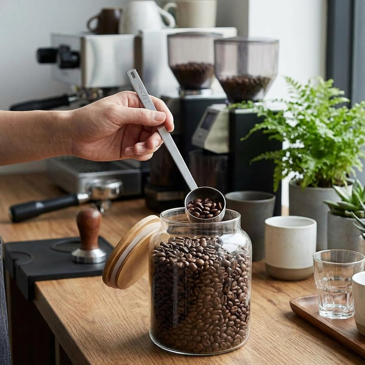 Coffee Scoop Stainless Steel Metal Coffee Measuring Scoop