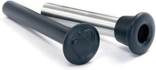 Stainless Steel Apple Corer with Plunger, 10 IN, Silver