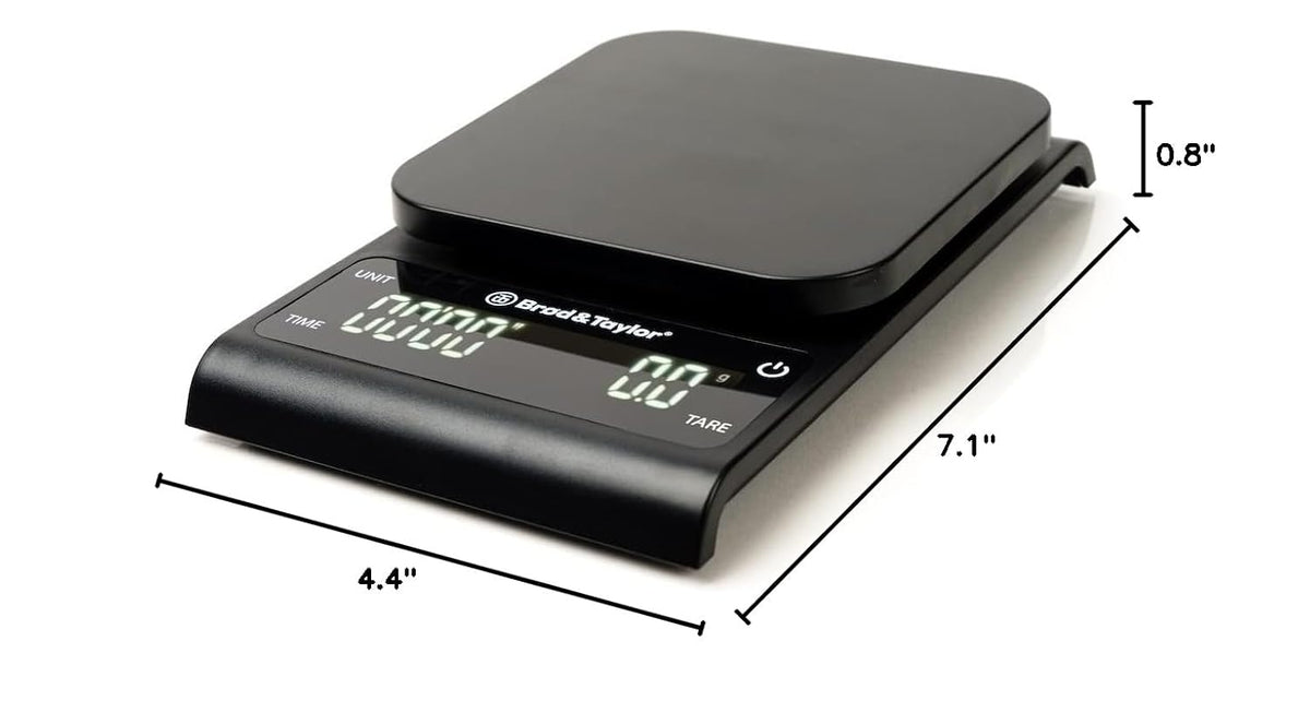 High Capacity Baking & Kitchen Scale (Weighs up to 33lbs/15kg of Ingredients), 1-Gram Precision, Five Unit Options, 5-Minute Display, Batteries Included
