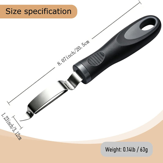 Vegetable Peeler Stainless Steel Swivel Fruit Peeler for Potato | Ergonomic non-Slip handle, built-in eye remover, dishwasher safe Kitchen peeler for fruits,carrots,apples (Black)