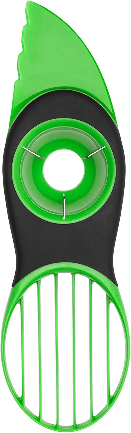 Good Grips 3-in-1 Avocado Slicer,Green/Black,0 & Prepworks by Progressive Fresh Guacamole ProKeeper with Air Tight Lid