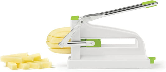Fry Cutter - Perfect Homemade French Fries, Stainless Steel Blades, Suction Base for Stability, Easy to Clean