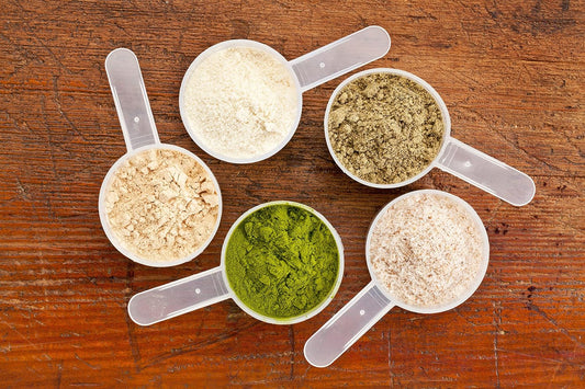 25 mL (25 cc / 5 tsp / 0.85 oz) Plastic Measuring Scoop with Medium Handle - Small Portion Scoop for Spices, Powders, Granules, Coffee, and Seed Packing (5)