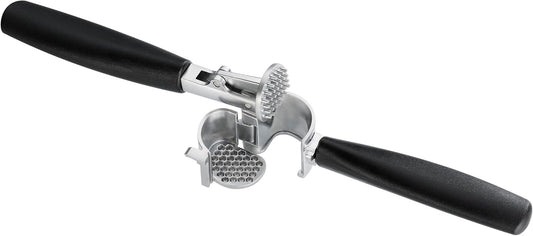 Küchenprofi Stainless Steel Garlic Press with Non-Stick Coating, 8.5" x 2.4"