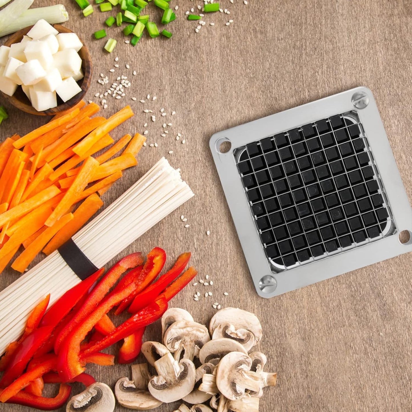 Replacement Chopper 1/4" Blade Commercial Vegetable Chopper Dicer Stainless Steel Blade for Fruit Cutting Machine Tomato French Fries Cutter