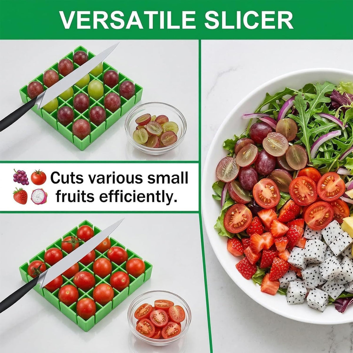 Grapes Cherry Tomatoes Cutter Slicer