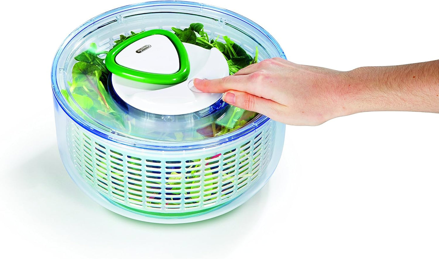 Easy Spin Salad Spinner, Green, Large