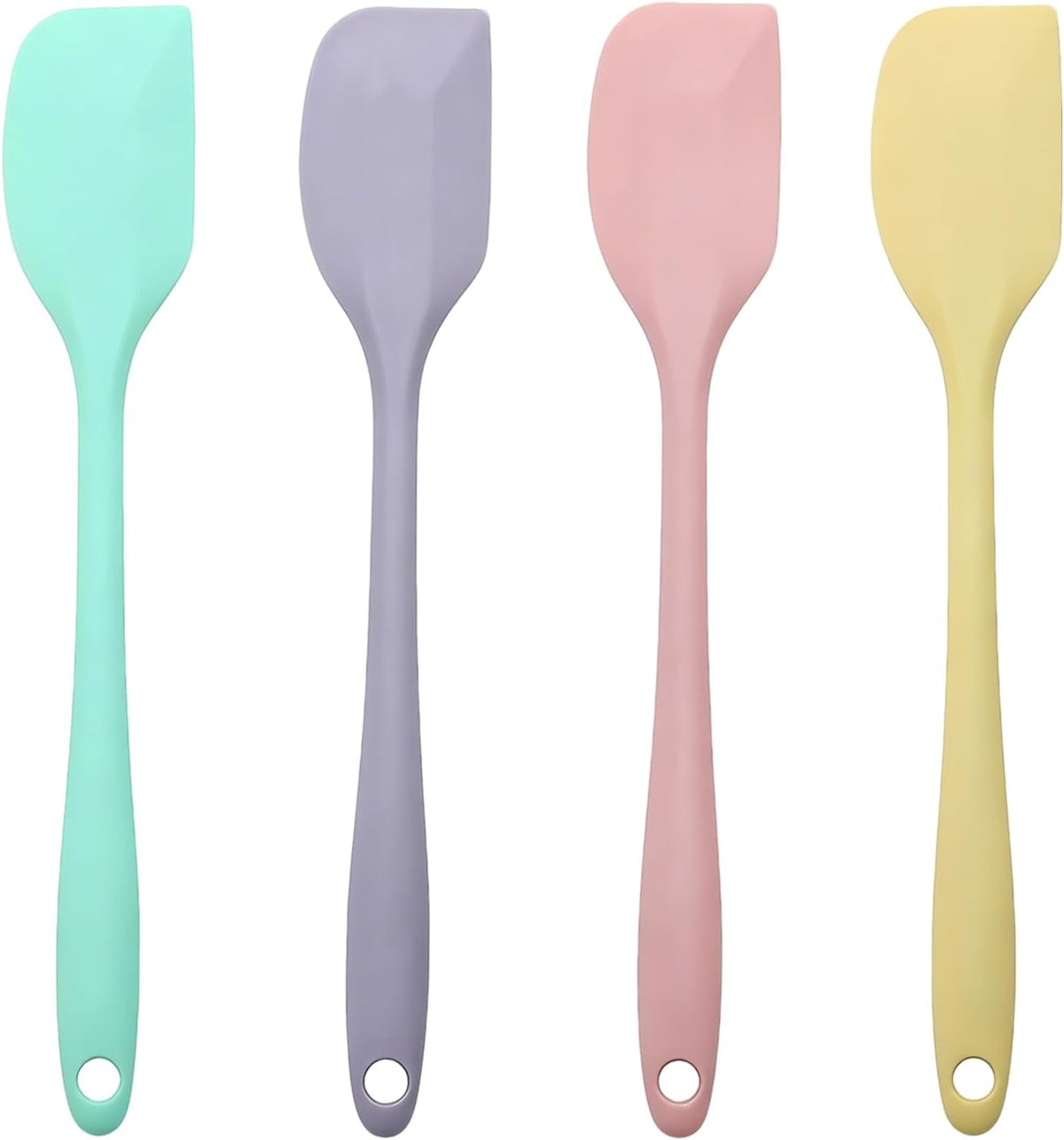 3 Pcs Silicone Spatula Set, Small Rubber Spatulas Silicone Heat Resistant Kitchen Tools for Flexible and Suitable for Kitchen Baking, Cooking, Stirring, and Scraping Seamless One Piece Design (3)