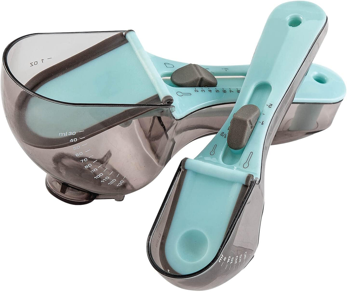 Fox Valley Traders Adjustable Measuring Set, Made of BOA-Free PP