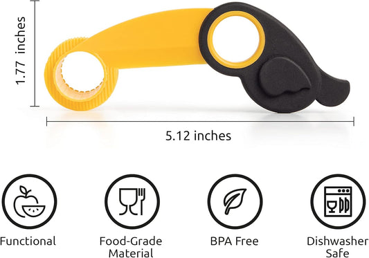 New TOCO - Apple Peeler, Slicer & Corer- Heavy Duty - Easy and Safe to Use Fruit Cutter - Upgraded Apple Slicer - Corer, Cutter, Wedger Tool - Thin Apple Slicer - Cut Spiral Apple Slices