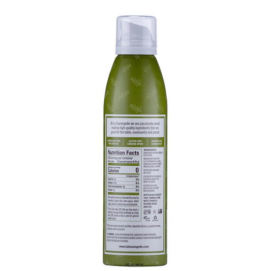 Organic Extra Virgin Olive Oil Spray, Cold-Pressed, 5 fl oz | EVOO from Spain, Kosher, With Polyphenols, Non Aerosol, Non-GMO, Chemical Free, Propellant Free, Gluten Free