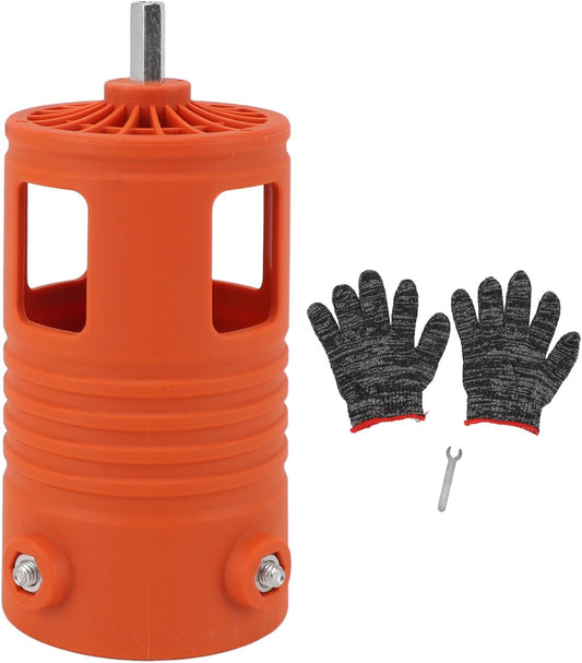 Corn Thresher Corn Sheller for Electric Drill Dry Corn Stripper with Protective Gloves and Wrench Corn Peeler Automatic Corn Kernel Separator Drill Attachment, Rushbom7i4zb92n65