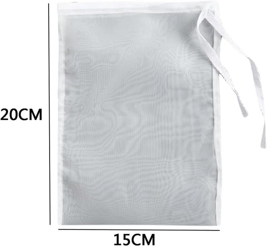 1Pc Nut Milk Cheese Bag Reusable Fine Mesh Cheesecloth Bags For Straining Almond Soy Milk Strainer For Cold Brew Coffee Tea Beer Juice Fine Filter Nylon Mesh Cheese Cloth, Colanders and Food Strainers