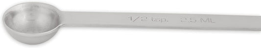 Endurance Kitchen Collection Open Stock Measuring Spoon, Stainless Steel, Dishwasher Safe, 0.5-Teaspoon