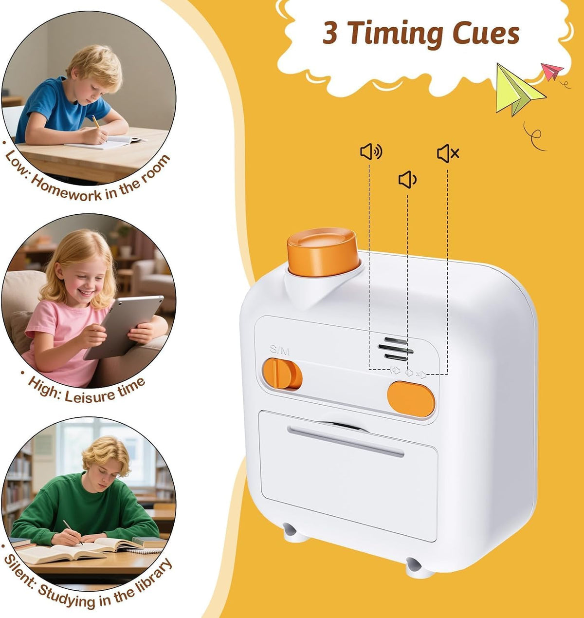 Visual Timer for Kids, ADHD, Toddler Essentials, Boo Basket Stuffers