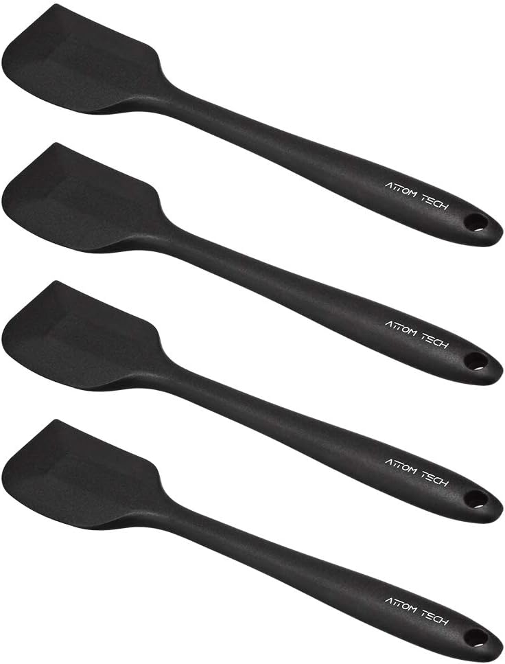 Silicone Spatula Set of 4, 500°F Heat Resistant BPA Free