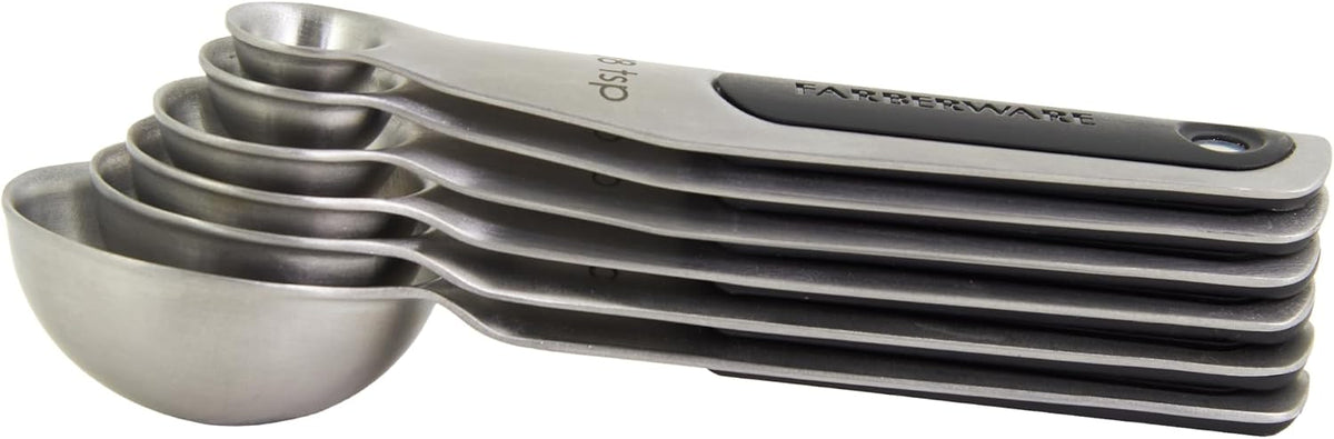 Professional Set of 5 Stainless Steel Measuring Cups, Precision and Ease in Every Scoop, Features Magnetic Handles for Easy Storage, Dishwasher Safe