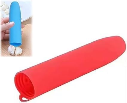 Garlic Peeler Tube Silicone Garlic Skin Remover Roller Garlic Tube Rollers,Quick/Easy Peeling Garlic Cloves, Practical Garlic Kitchen Tools Garlic Roller (Black)