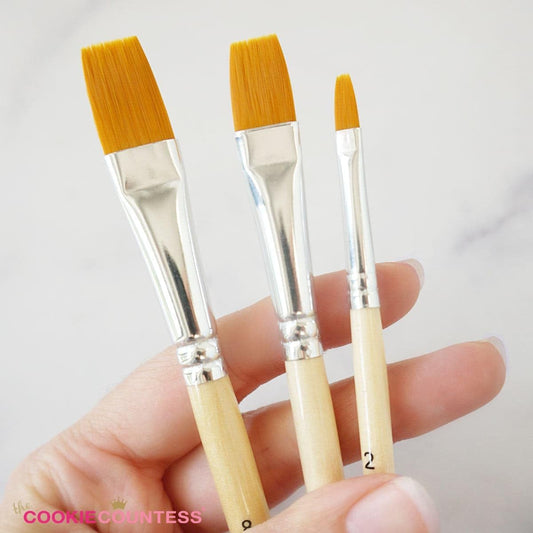Set of 6 Cookie Decorating Cake Decorating Brushes