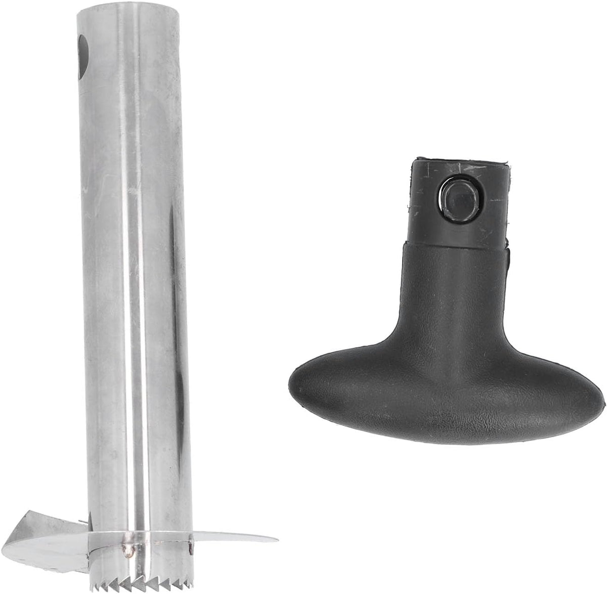 Pineapple Corer, Stainless Steel Pineapple Cutter Tool with Ergonomic Handle, Easy to Use for Peeling Coring Slicing