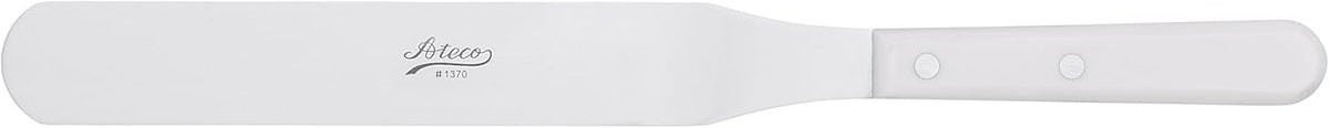 Slotted Spatula with 6 by 3-Inch Stainless Steel Blade, Plastic Handle, Dishwasher Safe