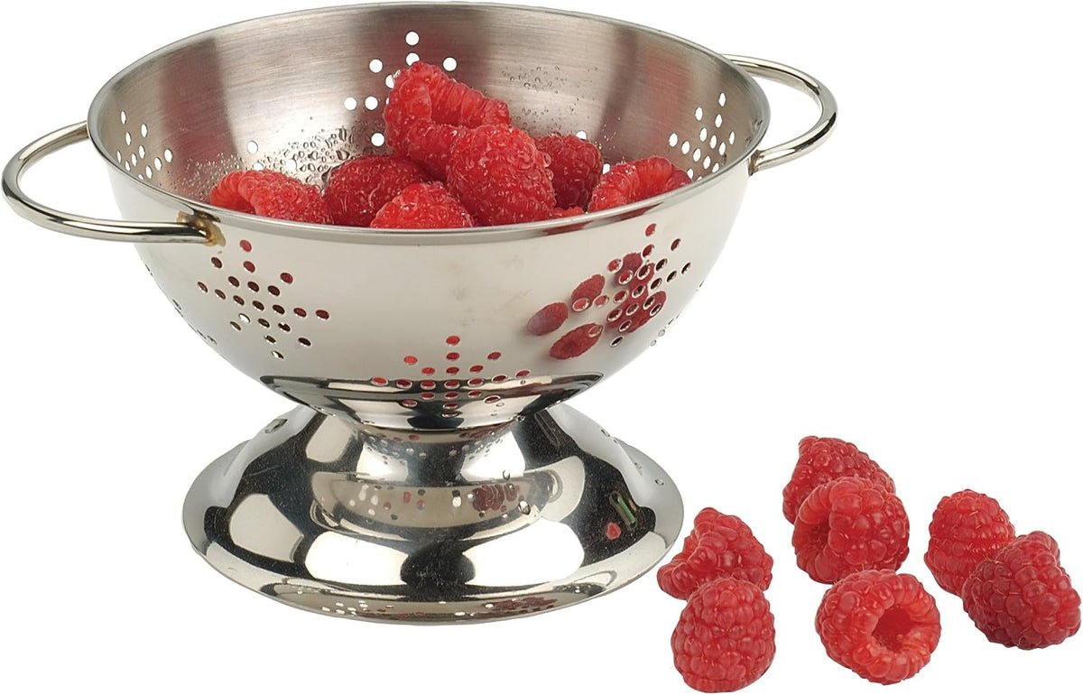 Endurance Kitchen Collection Colander Strainer, Berry, Pierced Stainless Steel