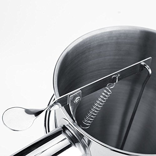 Stainless Steel Small Octopus Balls Making Funnel Cupcakes Baking Pancake Batter Dispenser with Rack Kitchen Utensils Funnel Tools Kitchen Gadgets