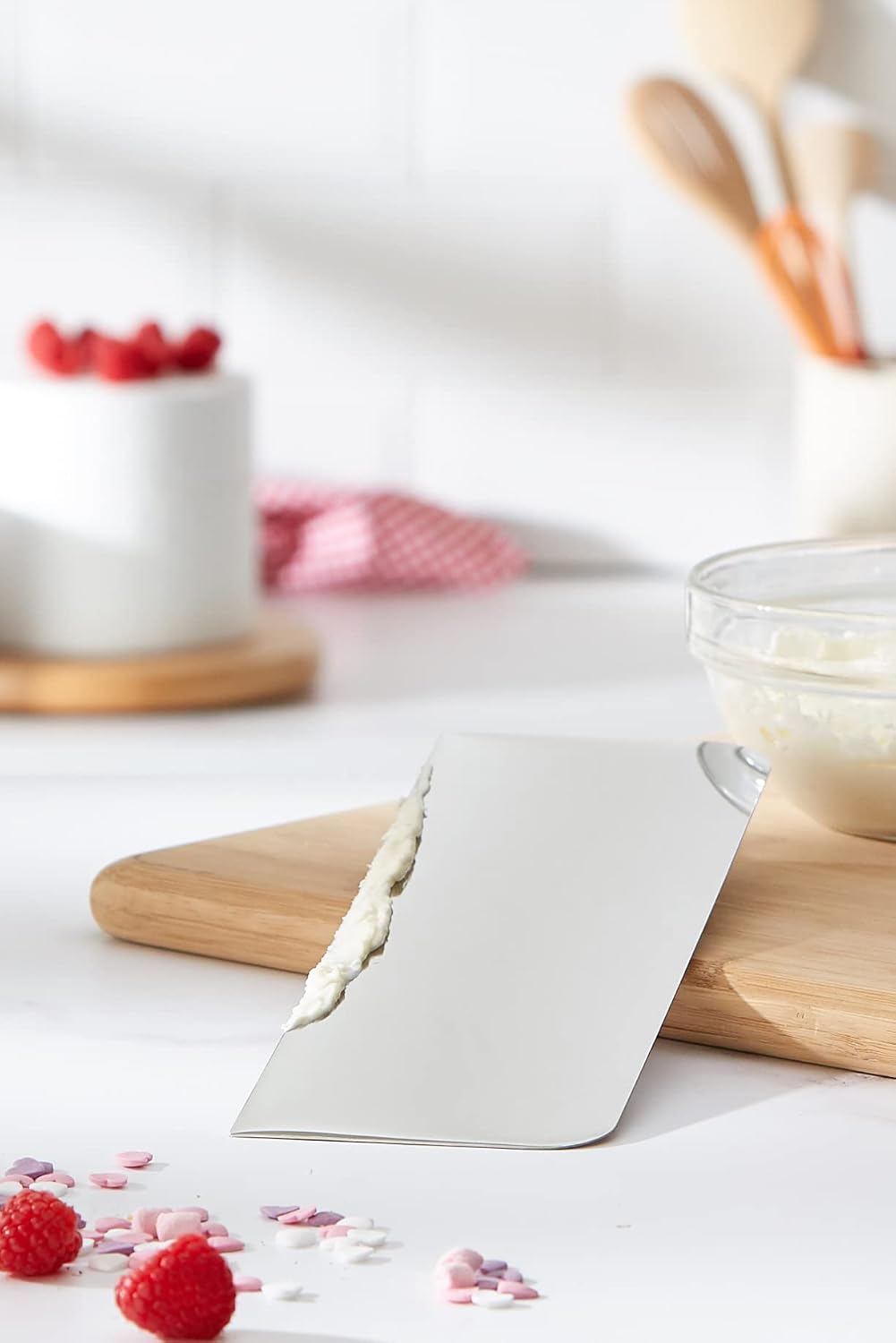 Extra Tall Stainless Steel (25cm/10in) Cake Scraper