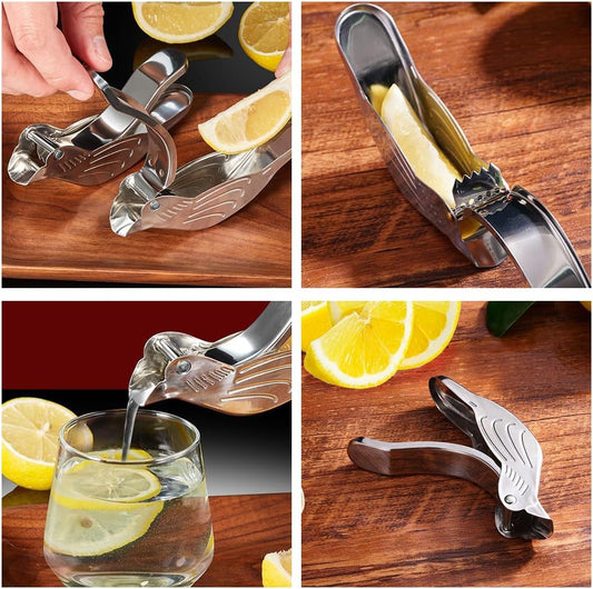 3pcs Lemon Juicer, Manual Lemon Squeezer Portable Lime Juicer, Bird Shape Hand Press Juicer for Orange Lime Pomegranate (3pcs)