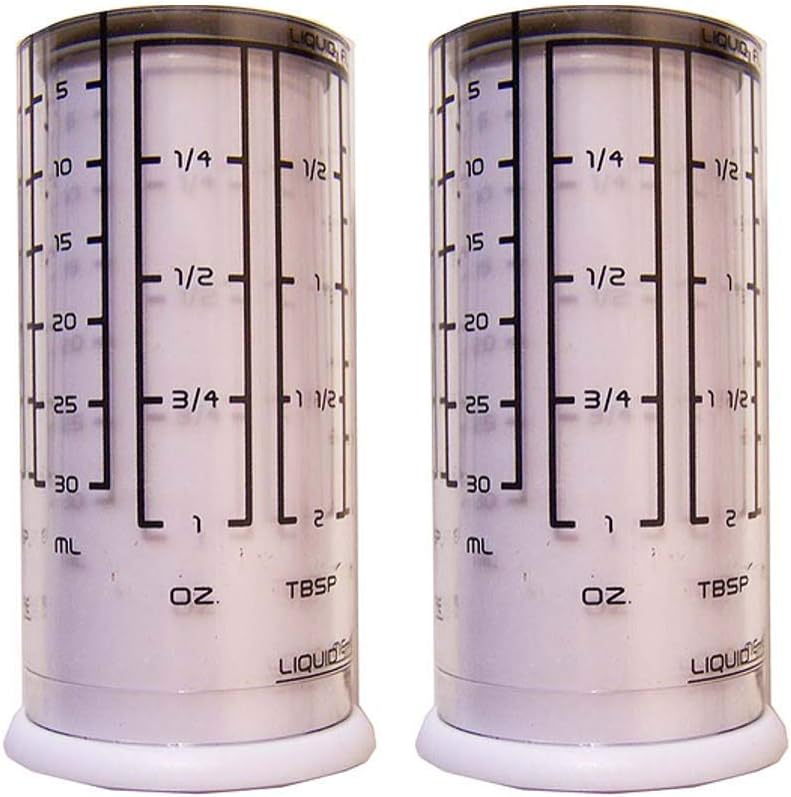 Adjustable Measuring Cups 2 Pack - for Liquid Dry Semi-Solid Adjustable Measuring Cups Plastic