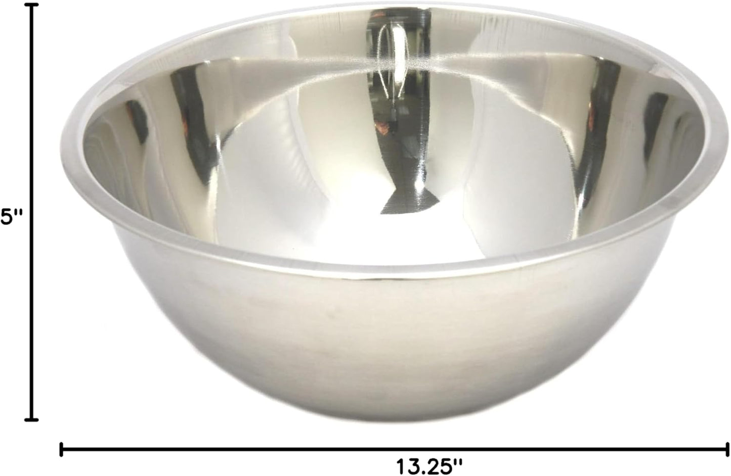 Brushed Mixing Bowl, 8-Quart, Stainless Steel