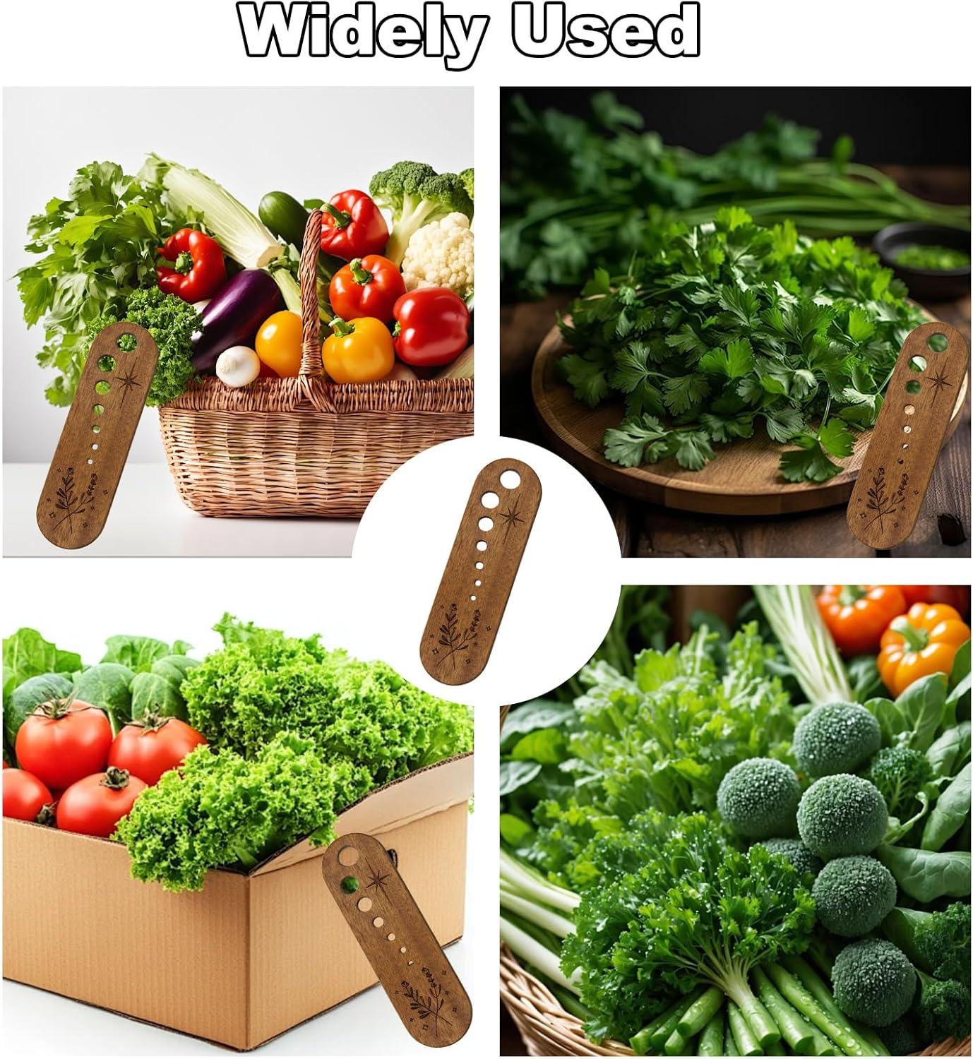 2Pcs Wooden Vegetable Leaf Separator, Pottery Herb Stripper Tool Supplies, Fun Kitchen Gadgets, Exquisite Herb Stripper Bowl Gifts for the Kitchen Suitable for Home Use & Chefs