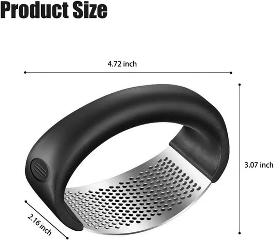 Garlic Press Rocker, Stainless Steel Garlic Mincer Crusher,Easy to Use and Clean,Easy Kitchen Gadget for Effortless Smashing,Kitchen Essentials,Home and Kitchen Utensils Accessories,Cooking