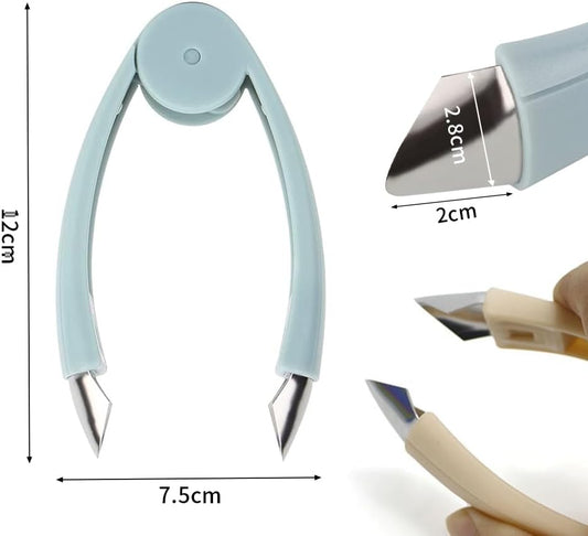 Multifunctional Pineapple Eye Remover, 2024 Upgrade Strawberry Stem Remover Pineapple Eye Remover Tool, Strawberry Huller Stem Remover Fruit Eye Remover for Potato, Tomato Corer (Yellow-3Pcs)