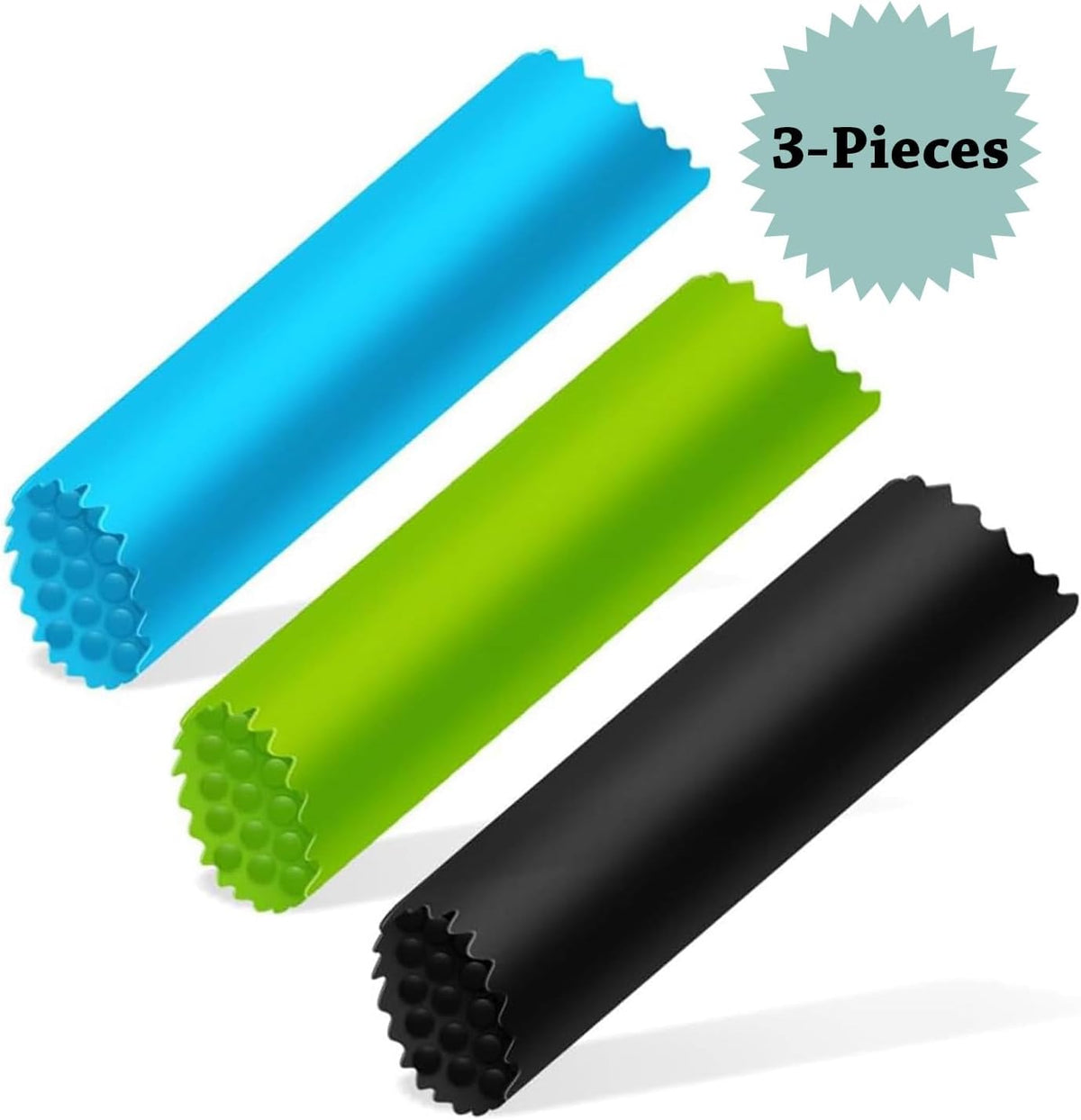 3Pcs Garlic Peeler Tube Silicone Garlic Cloves Skin Peeling Remover Tube For Kitchen Portable Garlic Peeler Roller
