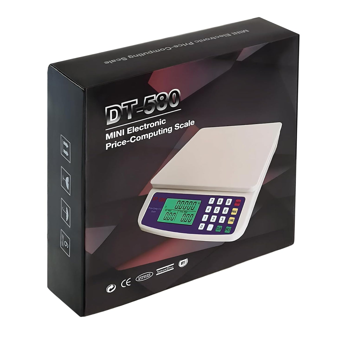 Commercial Weight-Price Scale 40kg/1g Market Balance with Counting Function