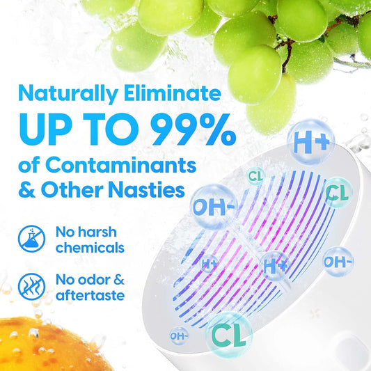 Fruit and Vegetable Washing Machine, 1-Year Warranty, Fruit Cleaner Device That Cleans Fresh Produce in Water, Waterproof Fruit and Vegetable Cleaner, Fruit and Veggie Purifier